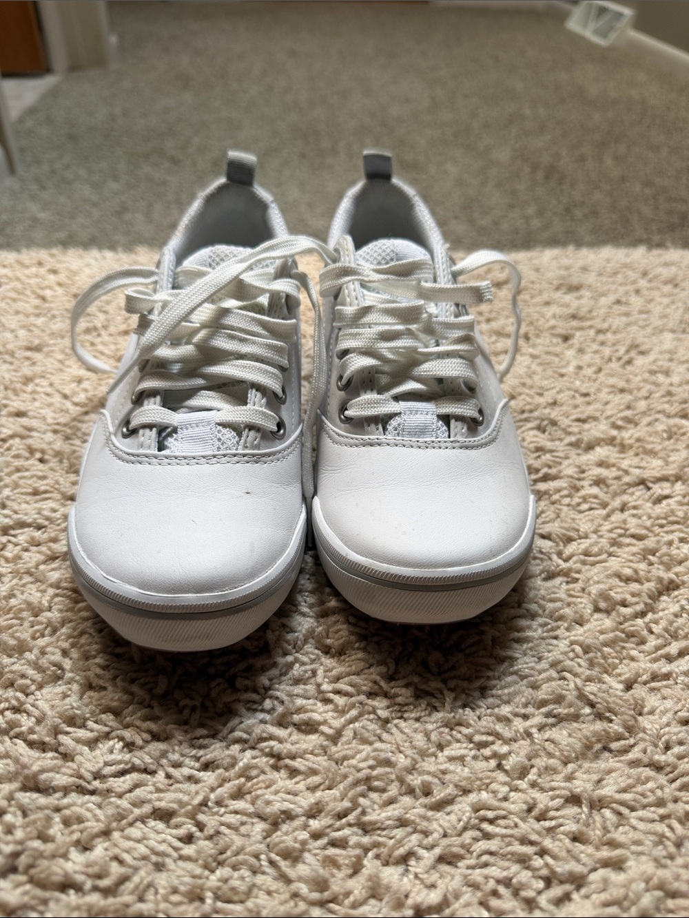 Keds White Low-Top Lace-Up Sneakers
